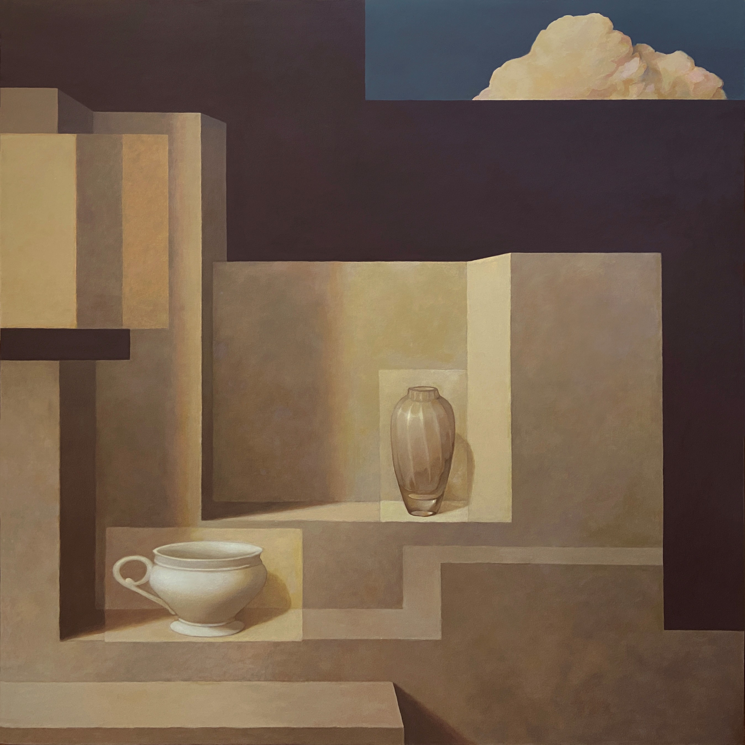 SUGANO Yumiko “tow_31” 2025 Oil on canvas 116.7×116.7cm