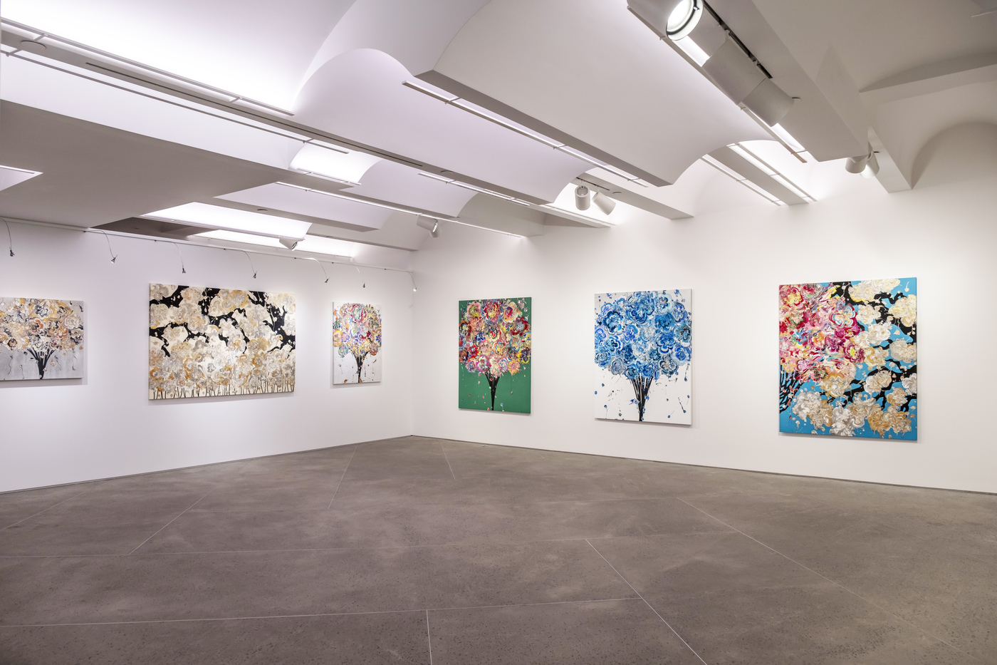 奥田雄太 絵画 Abstract Bouquet 花 サイン入り原画 アート GoCA by Gardeによる奥田雄太「KAN-SHA BOUQUETS!」展がNYで開催