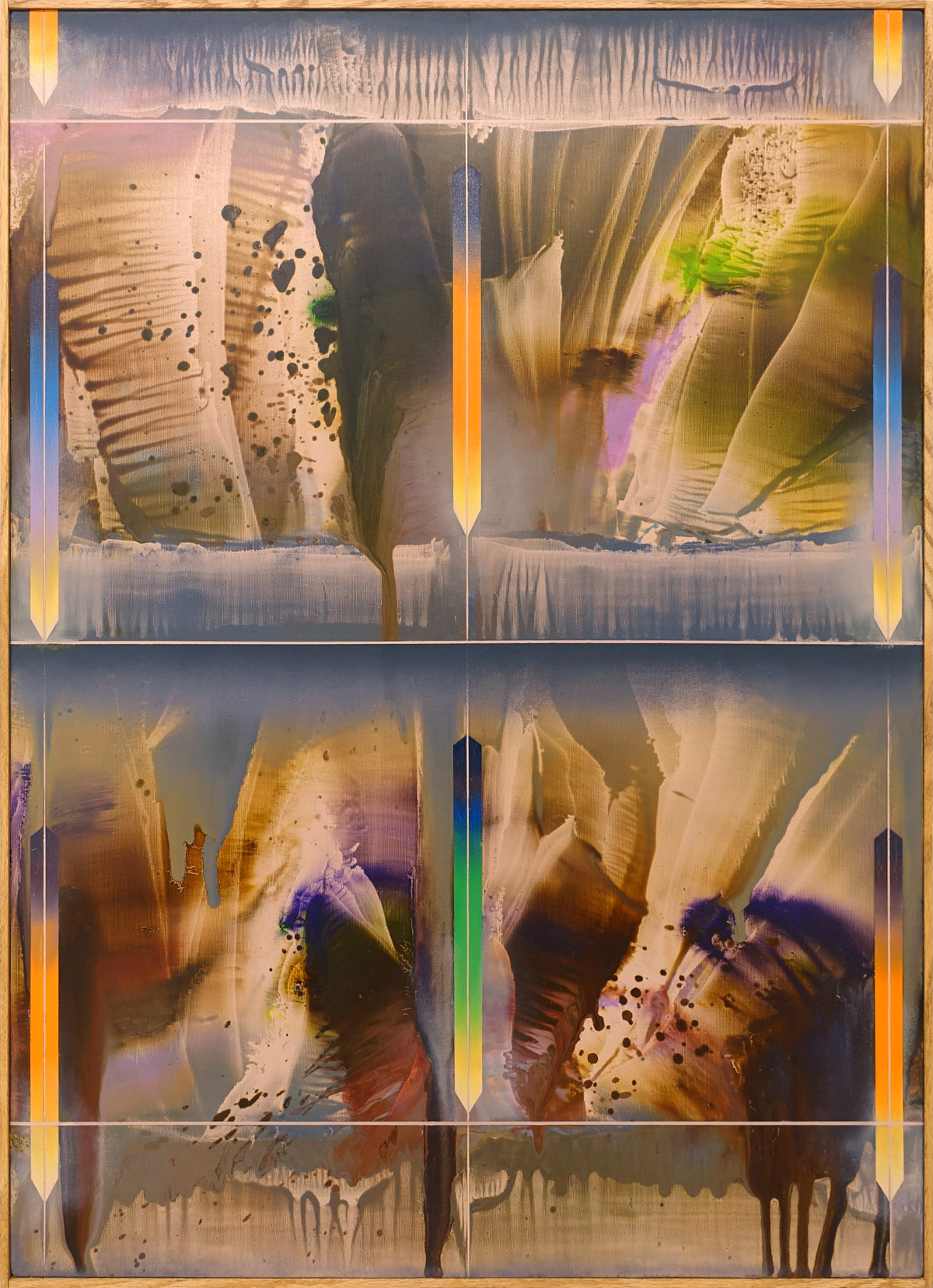 加納光於 《民数記》l 1997 油彩、カンヴァス 91.5×66.0cm