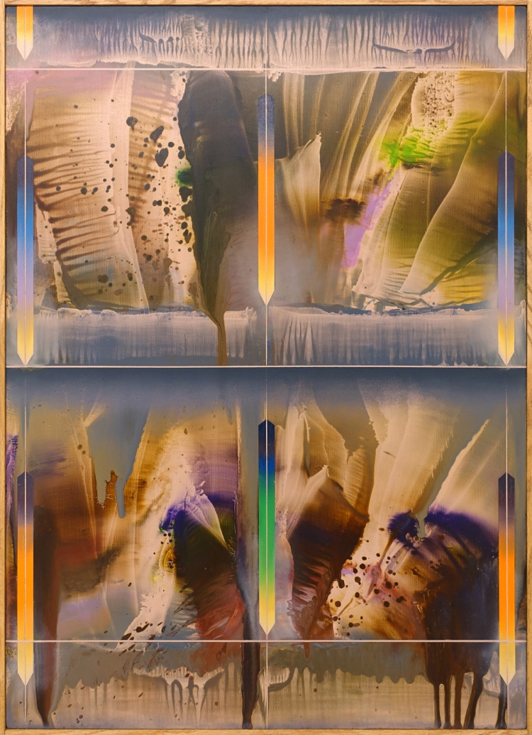 加納光於 《民数記》l　1997　油彩、カンヴァス　91.5×66.0cm