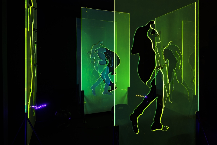 《Laser: Beam: Joint》 1968　Photo : Norihiro Ueno　Courtesy : Komaba Musium,The University of Tokyo