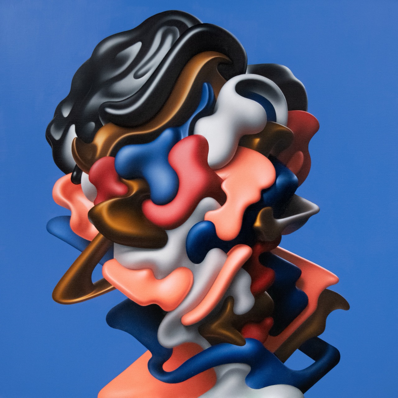 "Just once77772jjjjjjjjjjj(4)iii" 1167×1167mm / Oil on Canvas / 2025