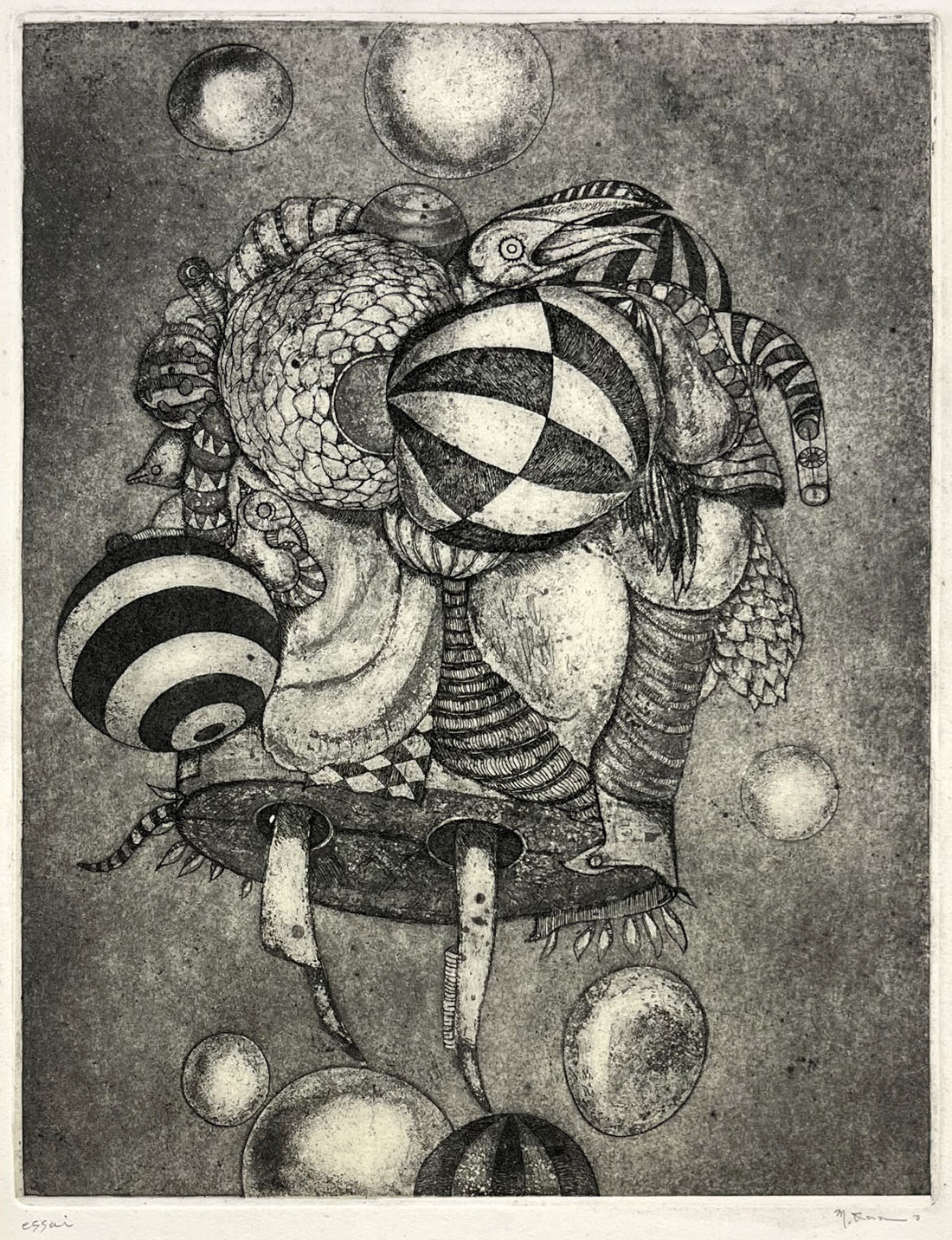 移転記念展 加納光於 初期銅版画―1955年「植物」から1964年「HYPNOS