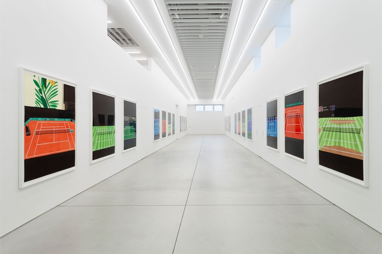 Installation view, artworks: Jonas Wood