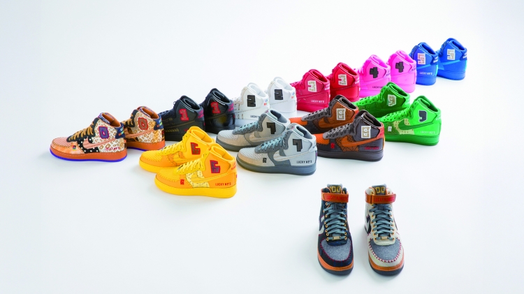 Nike Bespoke プロジェクトサンプル 「ラッキーナンバーズ」00〜99 アイコンモデル 11足