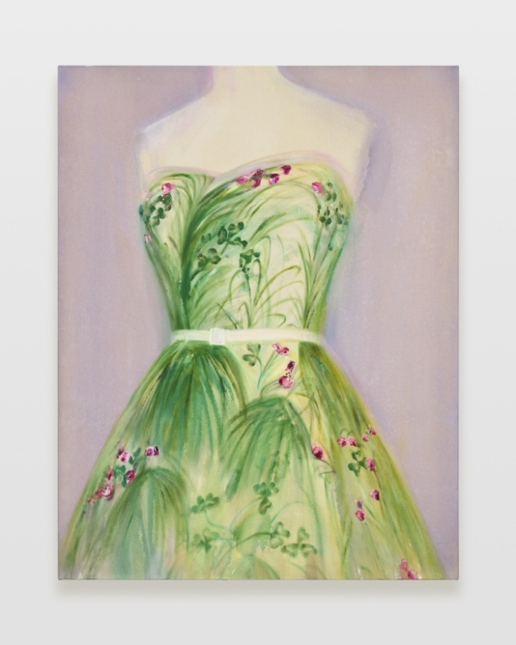 Clover Dress 2024 acrylic and oil on canvas 116.5 × 91.0 cm©Midori Sato