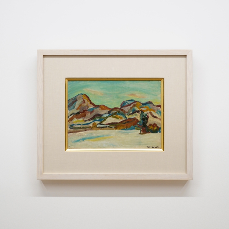 山口長男 雪景 Snowscape_500.jpg 山口長男  雪景 1948 24 x 32.7 cm Oil on canvas (framed)