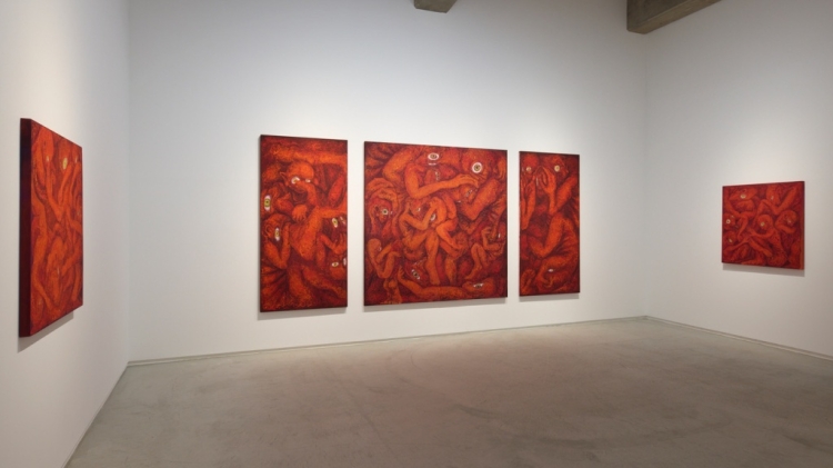Installation view from "Beyond the Skin" at Tomio Koyama Gallery Tennoz, Tokyo, 2024 ©Akari Yamashita, photo by Kenji Takahashi