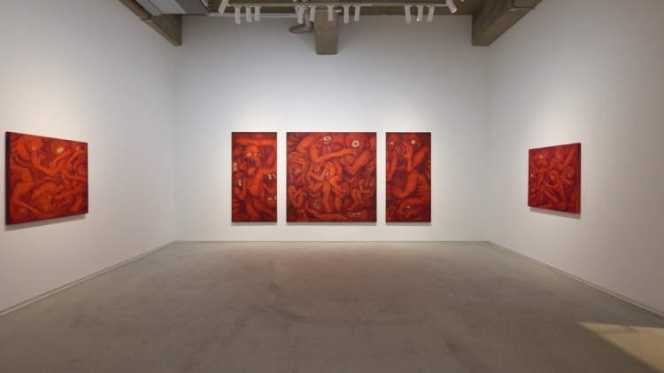 Installation view from "Beyond the Skin" at Tomio Koyama Gallery Tennoz, Tokyo, 2024 ©Akari Yamashita, photo by Kenji Takahashi