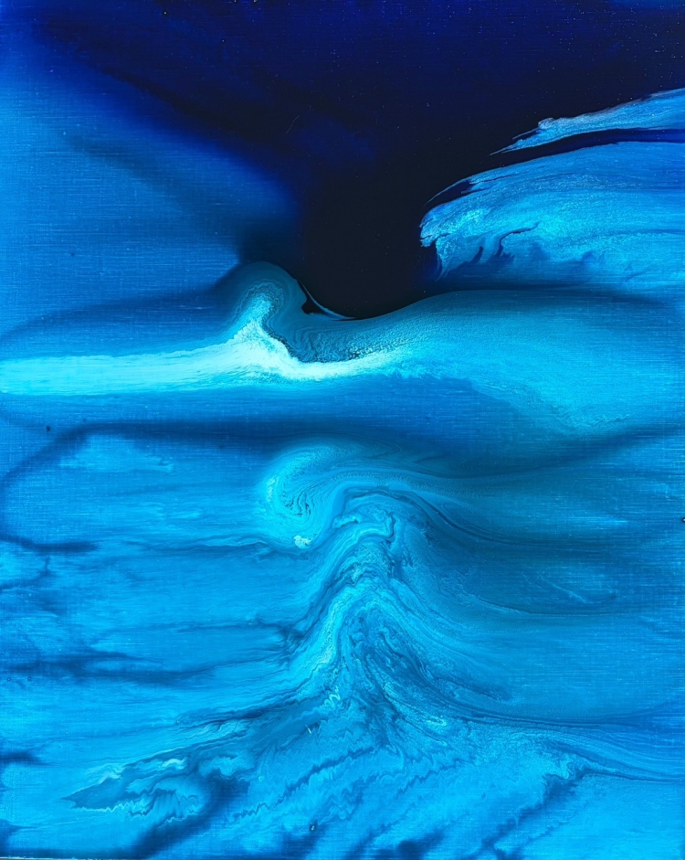 "Untitled", アルキド樹脂・キャンバス, 65.2×53cm