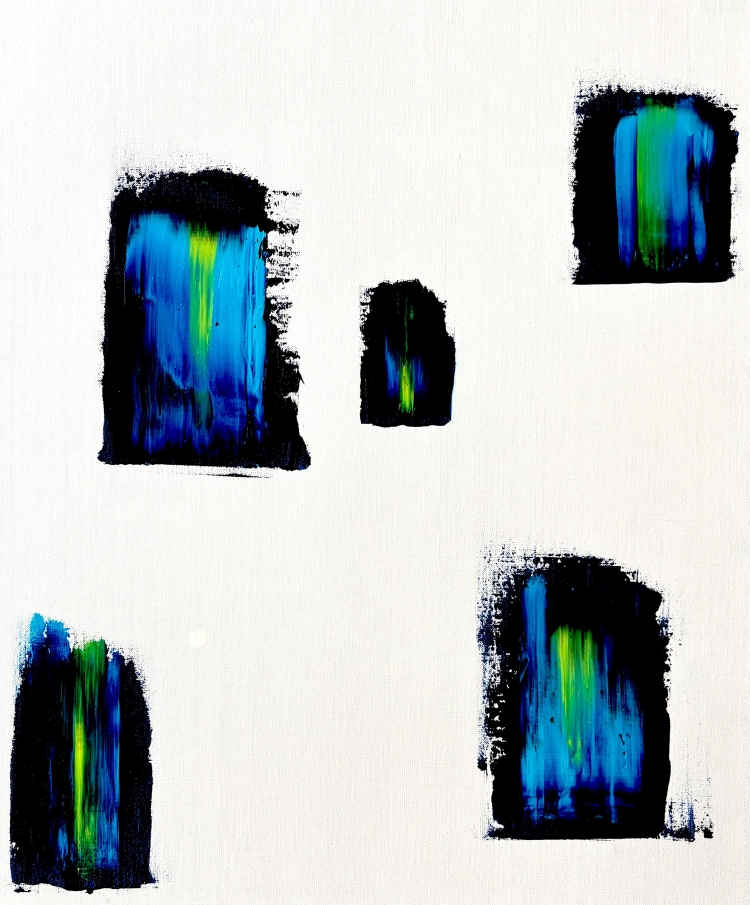 "Untitled", 油彩キャンバス, 72.7×60.6cm