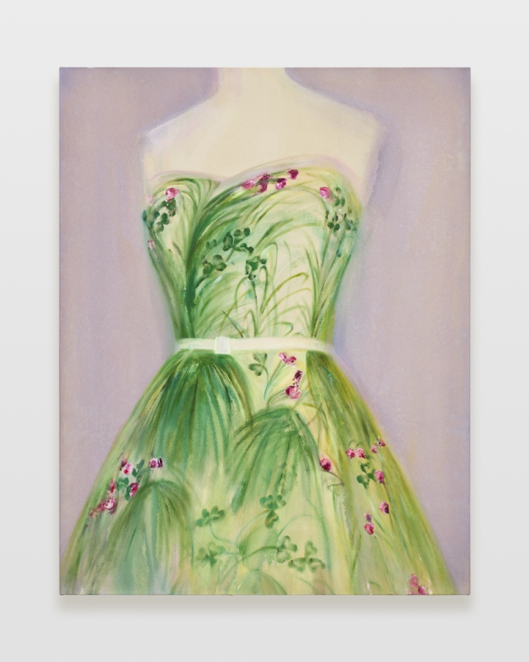 Clover Dress 2024 Acrylic and oil on canvas 116.5 × 91.0 cm©Midori Sato