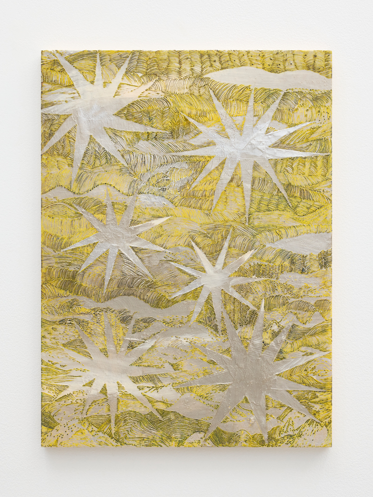 川根本町で見た星 2024  acrylic on panel    41.0 x 31.8 cm  ©Nana Funo