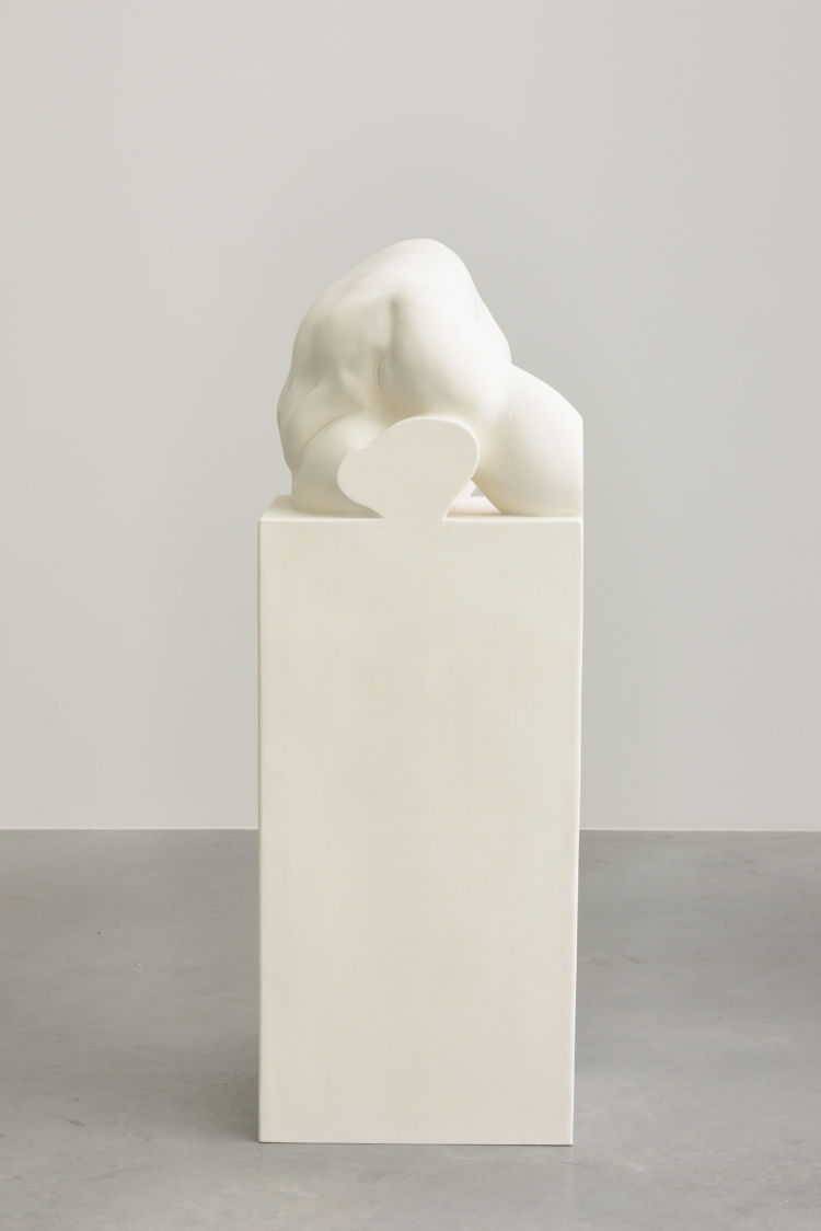 Torso III, 2018 -2021 Acrylic plaster, wood core 145 × 50.5 × 39.4 cm